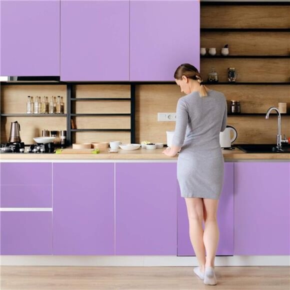 Permanent Adhesive Vinyl 12" x 10ft, Matte Lavender Purple - Picture 5 of 6